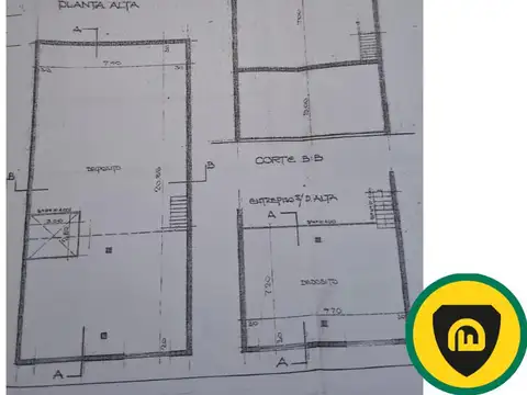 Galpon en Venta 10  mts Frente