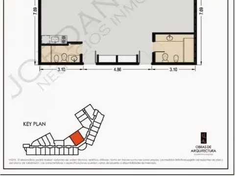 Departamento en Venta de 2 ambientes