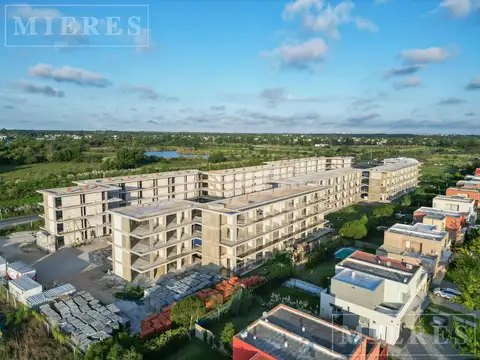 Departamento 2 amb en PB con jardín -Terrazas de Santa Maria