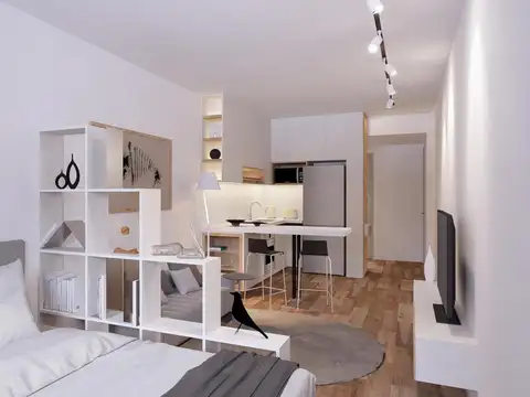 Departamento Monoambiente con 1 baño
