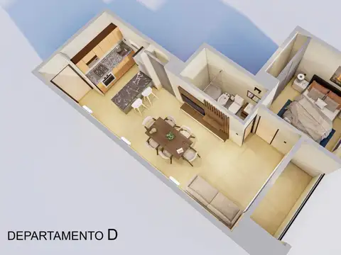 1 DORM. CON BALCÓN C/ASADOR A ESTRENAR A. ALBERDI