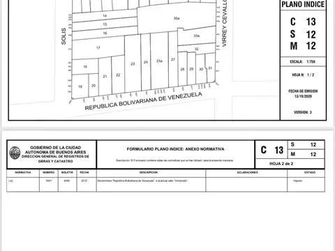 Terreno en Venta en Monserrat, USD 460.000