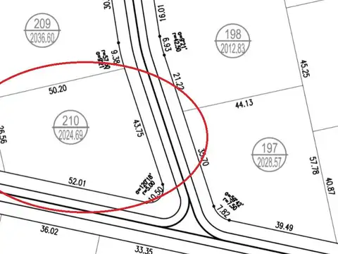 Lote 210. Barrio Santa Inés, Comarcas de Luján.