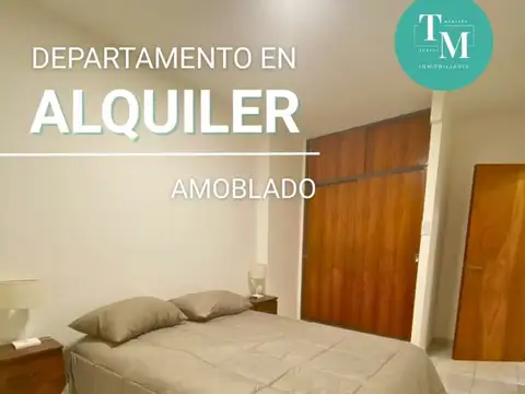 Departamento amoblado de 2 dormitorios - San Martín 1878