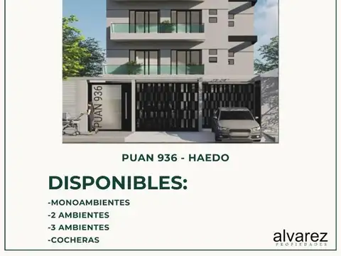 Departamento Monoambiente con 1 baño