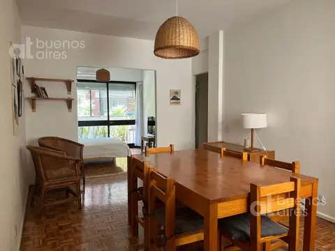 Dos ambientes en alquiler temporal Palermo con Balcón