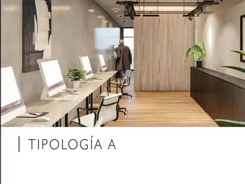 Oficina Monoambiente con 1 baño