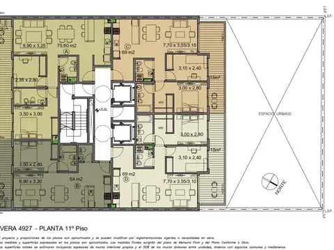 Departamento en Venta de 3 ambientes
