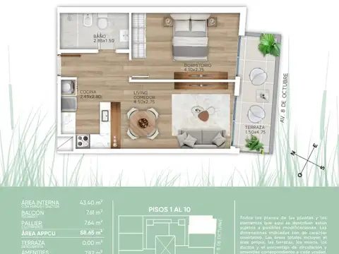 Venta Apartamento 1 Dormitorio La Blanqueada