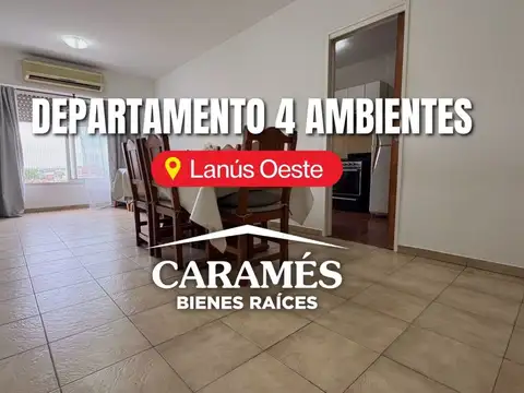 Depto de 4 amb en pleno Lanús Oeste. Apto credito