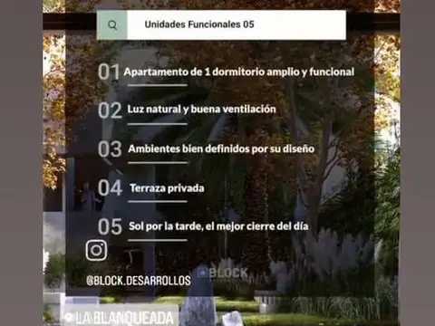 Departamento en Venta de Monoambiente