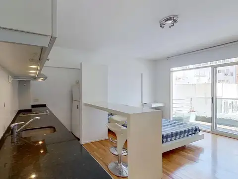 Departamento Monoambiente con 1 baño