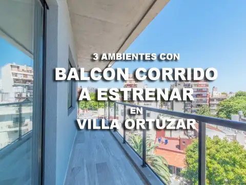 Departamento en Venta 3 Ambientes a Estrenar en Villa Ortúzar