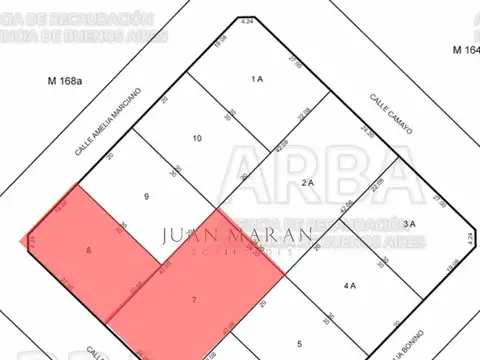 Terreno en Venta de 1008,0 m2