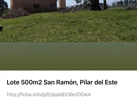Terreno en San Ramon - Pilar del Este