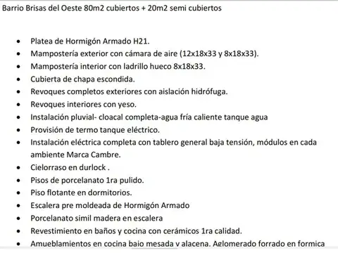 Calle Tte. Gral. Pablo Riccheri 7150