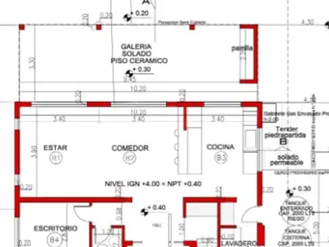 Casa 4 ambientes con 3 baños