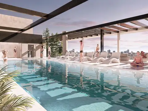 Departamento Monoambiente con 1 baño