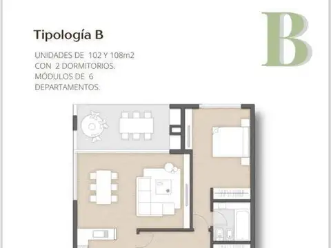 Departamento en Venta con 2 cocheras