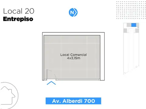 Av Alberdi  700' Local 20