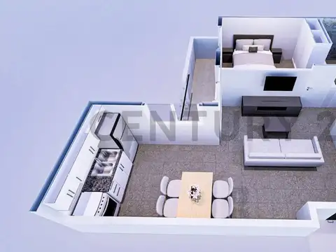 Departamento en Venta de 1 dormitorio