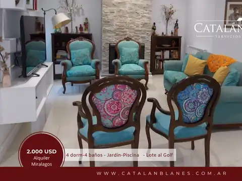 Miralagos - Alquiler de larga temporada.