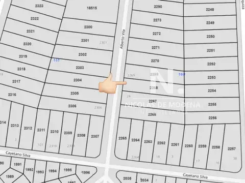 Terreno en Venta de 1879,0 m2