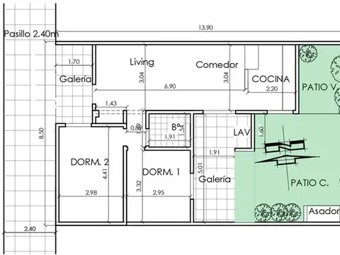 Casa en Venta de 2 dormitorios