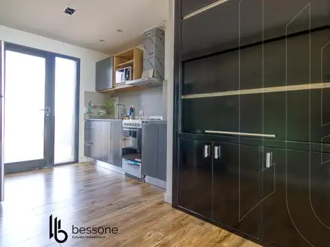 Departamento 2 ambientes con 2 baños