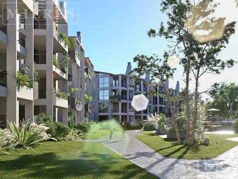 Departamento 2 ambientes c/ balcon en venta en Green Palmers