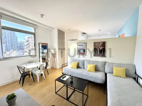 Venta Departamento 2 Ambientes AL FRENTE Piso Alto con Balcón Palermo Chico OPCION AMOBLADO