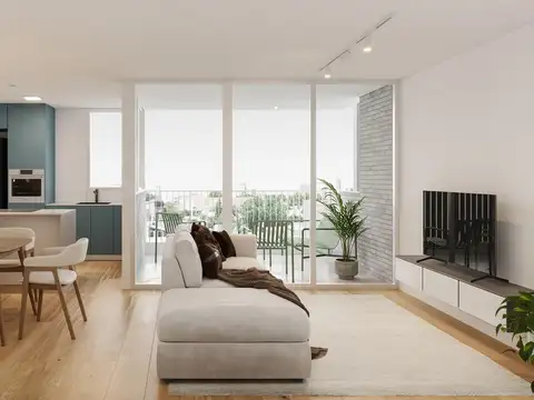 Departamento de 4 dormitorios con balcón terraza en zona Pichincha