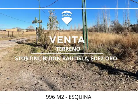 VENTA LOTE B° DON BAUTISTA FDEZ ORO