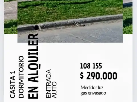 CASA 1 dorm con ENTRADA DE AUTO