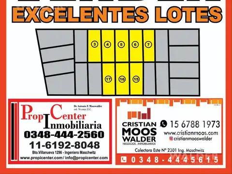 Terreno  en Venta- Ingeniero Maschwitz- Cristian Mooswalder- Negocios Inmobiliarios-
