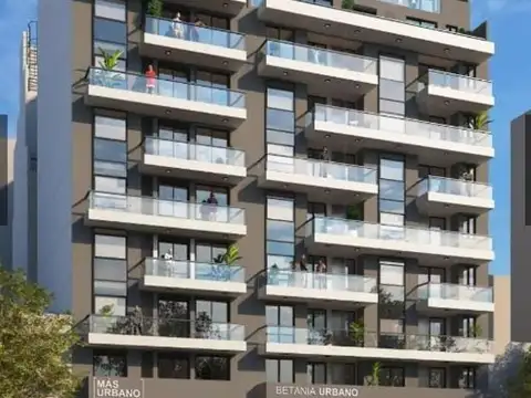 Departamento 2 ambientes con 1 baño