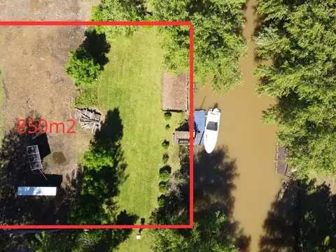 VENTA LOTE ISLA PALMARES DEL DELTA 850m2