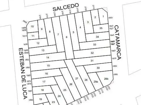 Terreno en Venta 8  mts Frente