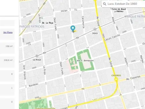 Terreno en Venta 8  mts Frente