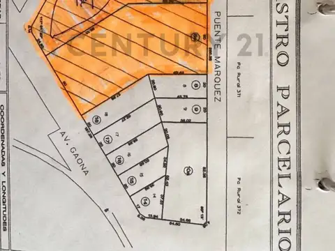 18.000 METROS EN VENTA SOBRE GAONA Y CAMINO DEL BUEN AYRE