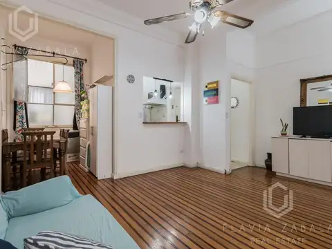 Departamento 2 ambientes con 1 baño