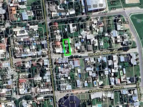 Nolasco Rojas e/ Julián Francisco Sayos y Avenida de los Pescadores