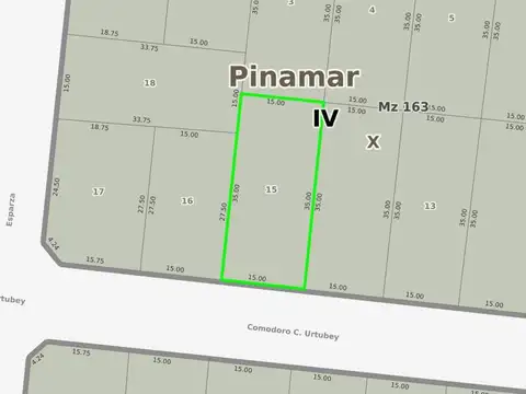 Comodoro Urtubey e/ Esparza y Loria