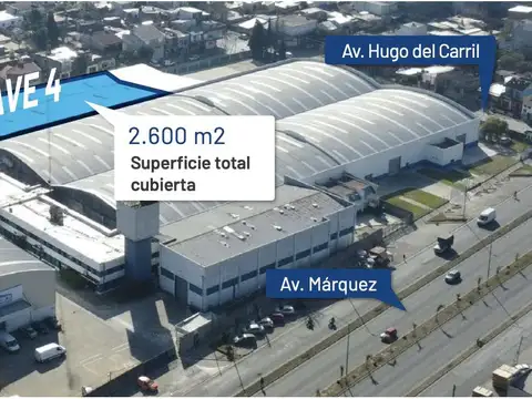 ALQUILER NAVE  LOGISTICA 2.000 M2  - TRES DE FEBRERO