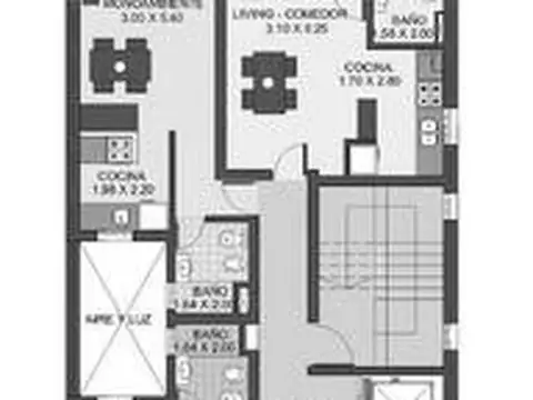 Alquiler - Departamento mono ambiente - Centro Rosario