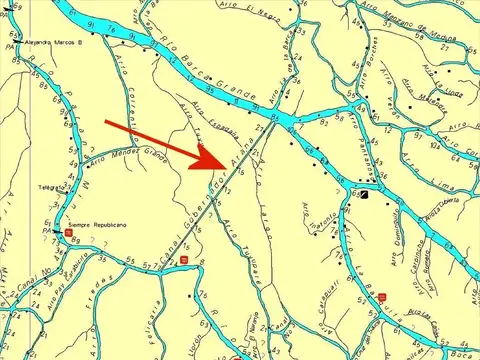 Rio o Arroyo Canal Arana 100