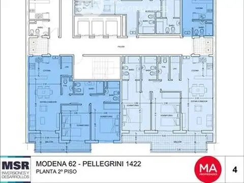 Departamento 3 ambientes con 3 baños