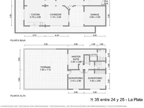 Calle 36 entre 24 y 25 1400