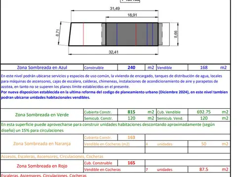 Terreno en Venta de 1118,0 m2