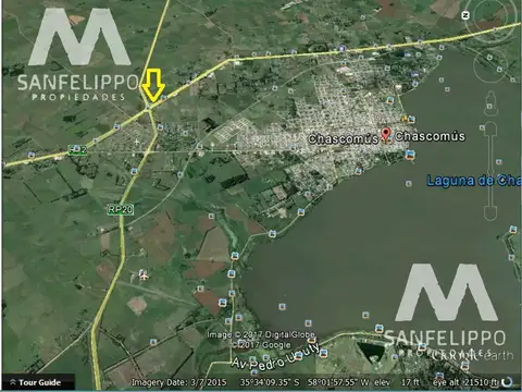 Ruta 2 Cruce Ruta 20 - Chacra 24